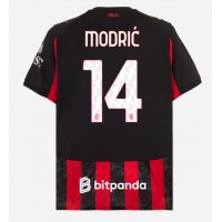 AC Milan Luka Modric #14 Domáci futbalový dres 2025-26 Krátky Rukáv